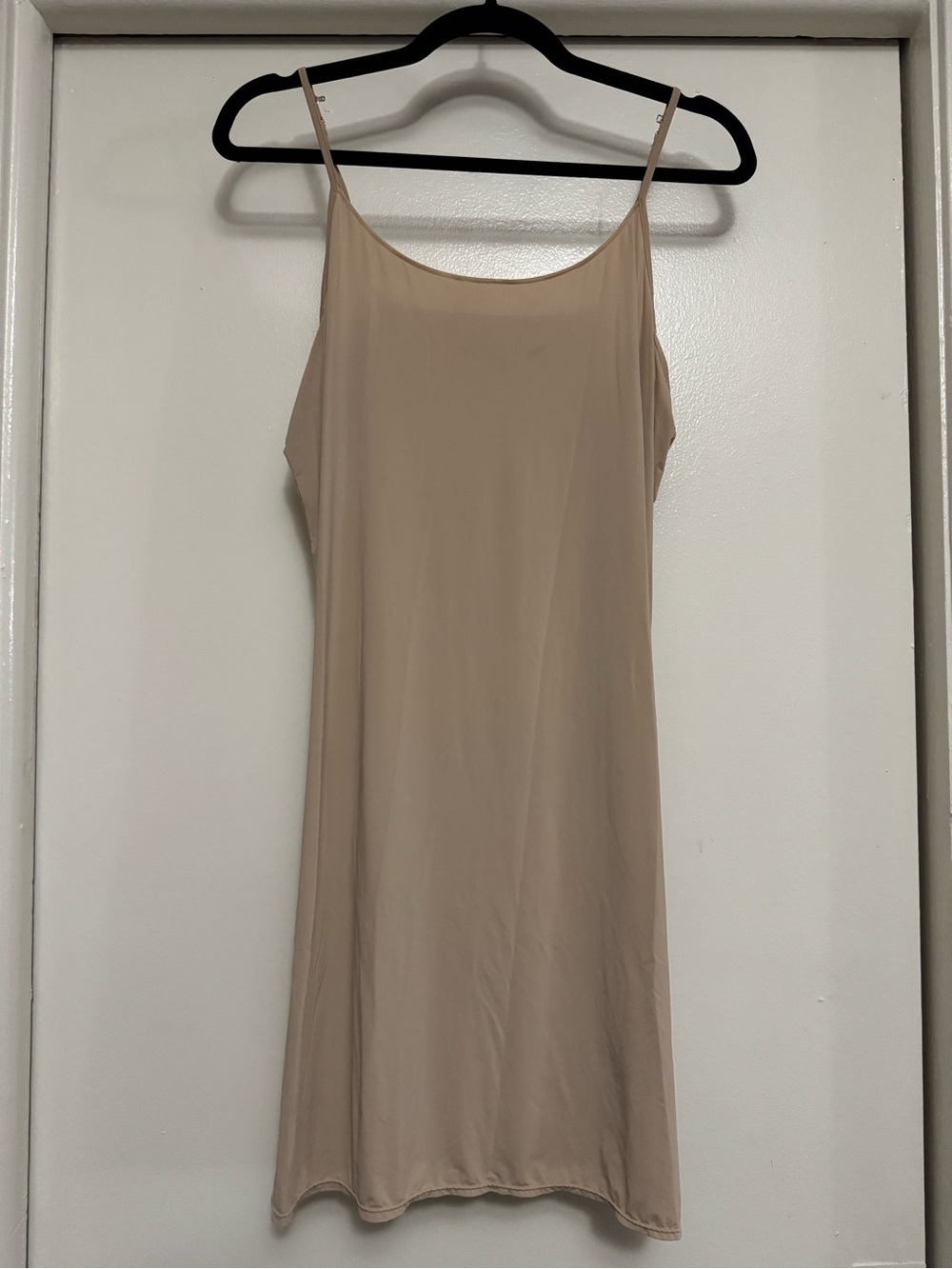 Jockey Beige Nude Slip Dress with Spaghetti Straps